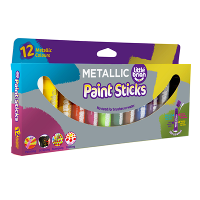 Paint Sticks Metallic Colours 12 Pack